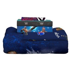 WWE - 3pc WWE Twin Kids' Bed in a Bag Blue